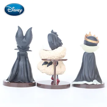 Disney toy dolls 3pcs/set rău regina Curilla/Ursula/negru vrăjitoare ornamente de copt tort de decorare PVC clasic pentru copii păpuși