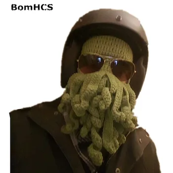 BomHCS Tentacul De Caracatiță Cthulhu Knit Beanie Hat Capac Vânt Masca