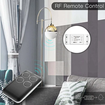 RF433 WiFi DIY Smart Switch Module RF433 Control de la Distanță pentru Inteligente de Automatizare Inteligent Viață/Tuya Lucra cu Alexa si Google Acasa