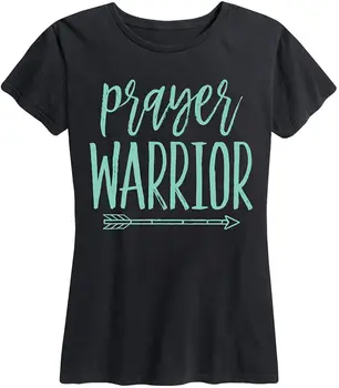 Rugăciune Războinic - Femei Short Sleeve Graphic T-Shirt Nou-veniți Mens Slim Tee de Vară 2020 din Bumbac Respirabil Tricou