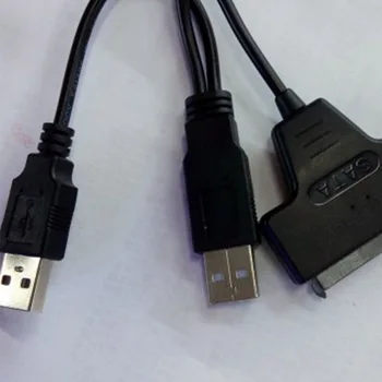 50cm USB 2.0 SATA 7 22Pin la USB 2.0 Cablu Adaptor Pentru 2.5 HDD Laptop Hard Disk Transforma Micro