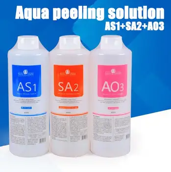 Aqua Peeling Soluție 400ml Pe Sticla Aqua Ser Facial Hydra Faciale Soluție Utilizați pentru Hidro Faciale Dermabraziune Mașină