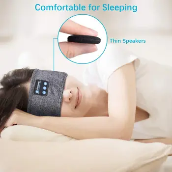 Muzică Bluetooth Bentita de Funcționare articole pentru acoperirea capului Căști Sport Difuzor Casca de Somn de Încărcare USB 5.0 Bluetooth Căști fără Fir