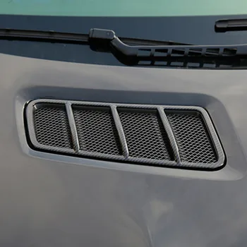 Fibra de Carbon de Culoare Auto Capota Fata de Aer Condiționat de Cadru Decorare Autocolant Garnitura Pentru Mercedes Benz ML, GL, GLE GLS X166 W166