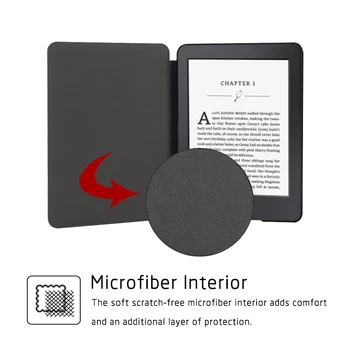 Ultra Slim Moda Kindle Inteligent Folio Piele PU de Acoperire Pentru Noul Kindle Paperwhite 4 a 10-a Generație Caz Acoperire Coajă de Protecție