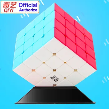 QIYI QiYuan S 4x4x4 Cub Magic Profesionale 4x4 Viteza Cuburi Puzzle-uri De 4 pe 4 Viteza Cub de Jucarii pentru Copii de Culoare Solidă Cubo Magico QY4S