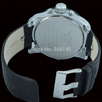 EPOZZ Mare fata mare dial Analog Digital de trei ori display ceas barbati top brand de lux de sex masculin ceas din piele Relogio masculino