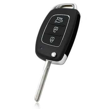 3 Butonul de Pliere Flip Key Remote Shell Caz Smart Auto Locuințe Cheie Fob Netăiat Lama Pentru Hyundai i10 i20 i30 i35 i40 IX45 Geneza