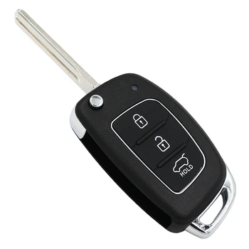 3 Butonul de Pliere Flip Key Remote Shell Caz Smart Auto Locuințe Cheie Fob Netăiat Lama Pentru Hyundai i10 i20 i30 i35 i40 IX45 Geneza