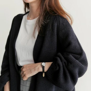 Coreeană Japoneză Maro Cardigan Femei Pulover De Iarna Primăvara Anului 2020 Moda Pulovere Tricotate Femei Sacouri Topuri Casual Culoare Solidă