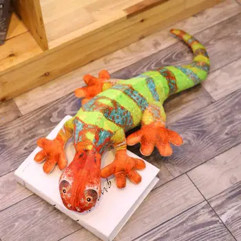 Simulare Dinozaur Jucărie de Pluș Umplute Realiste Șopârlă cameleon Perne de Pluș Baieti Copii, Cadouri de Ziua de nastere Amuzant Jucărie de Pluș