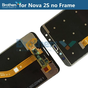 Ecran LCD pentru Huawei Nova 2S Display LCD Touch Ecran Digitizor pentru Nova 2S LCD Asamblare Cu Cadru Fringerprint Test de Lucru