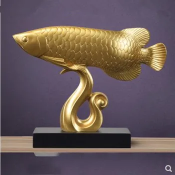 În stil European pește meserii, pește marin statui, home office desktop decoratiuni, creative cadouri de ziua de nastere