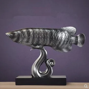 În stil European pește meserii, pește marin statui, home office desktop decoratiuni, creative cadouri de ziua de nastere