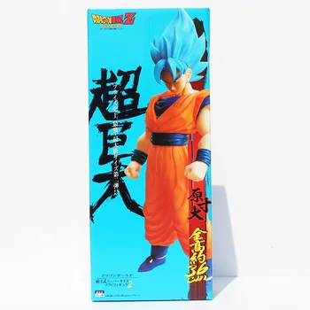 Noi 42cm Dimensiuni Mari Figura Super Părul Albastru Kakarott Dumnezeu PVC Modelul de Acțiune Figura Anime Japonez Model