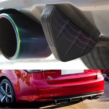 4 Buc Stil Carbon Auto Universal Inferioară A Barei De Protecție Din Spate Difuzor Fin Buza Spoiler Aripa Splitter