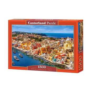 Sicilian Mare 68x47 cm Puzzle de 1500 de Piese pentru Adulti Oraș Interesant Peisaj Puzzle Jucării DIY Asamblarea Puzzle Jocuri