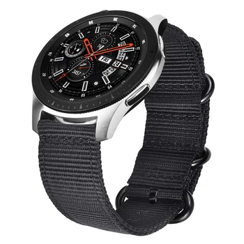 20mm 22mm Nailon Curea pentru Samsung Galaxy Watch 42mm 46mm Watchbands pentru Huawei Watch GT2 Active 2 Viteze S3 Clasic de Frontieră trupa