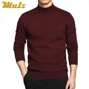 8Colors Muls de înaltă calitate pulover guler barbati îngroșa tricot barbati pulover de iarna broasca testoasa-neck barbati pulover plus dimensiune M-6XL MS2999