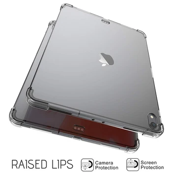 Clar Transparent Silicon TPU Caz Pentru iPad Aer 3 Acopere A2152 A2123 A2153 10.5 2019 rezistent la Șocuri Subțire Tabletă Funda pentru Ipad 10.5