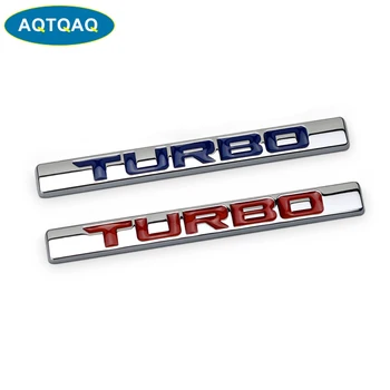 1buc 3D Metal 210 220 TURBO Masina Lateral Aripa Spate, Portbagaj Emblema, Insigna Decalcomanii Autocolant Auto,autocolante decorare
