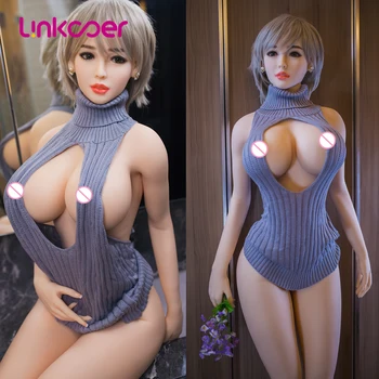 Linkooer 170cm Real Silicon Păpuși pentru Sex Secretar superior Papusa Realist Sexy Jucării Pentru Oameni Mari Sân Fundul Vaginului Oral Anus