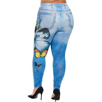 Femei Jambiere 2020 Nou Imprimarea Creion Pantaloni Skinny Jeans Pantaloni Sex Feminin Cu Talie Înaltă Casual Denim Legging