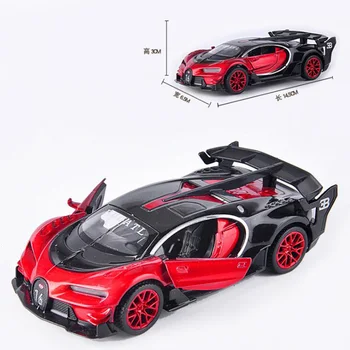 1:32 scară de metal turnare sub presiune din aliaj Bugatti Veyron GT model de masina jucaria model de masina F adult copii jucărie cadou