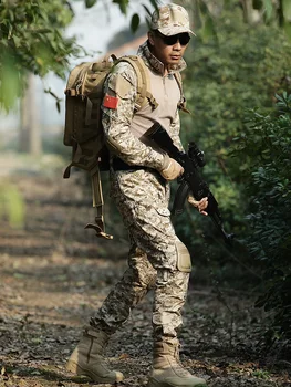 ANTARCTICA Vânătoare Militare Tactice Bionic Costum Ghillie Multicam Yowie Sniper Birdwatch Airsoft Jacheta Camuflaj Pantaloni Barbati 3XL