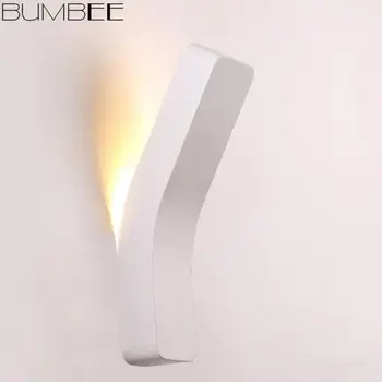 Modern, Simplu cu LED-uri Lampă de Perete Putere Creatoare Lumini de Perete Noptieră cu Lampă de Perete În Dormitor Minimalist Lampă de Perete de Interior Moderne de Fixare