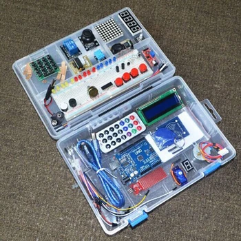 Cele mai NOI RFID Starter Kit pentru Arduino UNO R3 versiune Imbunatatita Suită de Învățare Cutie de vânzare cu Amănuntul UNO R3 Starter Kit Senzor RFID Pentru Arduino