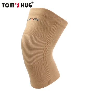 1 Pereche de Sport Genunchi Pad-Suport Protector lui Tom Îmbrățișare Brand Kneepad Preveni Artrita Prejudiciu de Înaltă Elastic Genunchi Garda Ține de Cald Maro