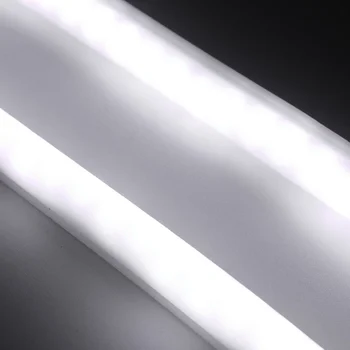 2 buc 60cm Flexibil Tub cu LED-uri Benzi de circulație Diurnă Lumina Lămpii de Parcare de Alb pentru Automobile