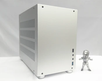 Mini A4 ITX din Aliaj de Aluminiu Cadru de PC Banc de Încercare Diy Caz Suport SFX placa Grafica pentru 60mm Ventilatorului de Răcire Cu USB2.0 USB3.0