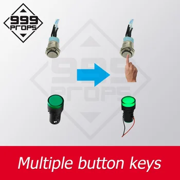 Camera de evacuare joc de puzzle mai multe butonul chei de intrare secvența corectă de metal buton pentru a deschide maglock escape room mecanism