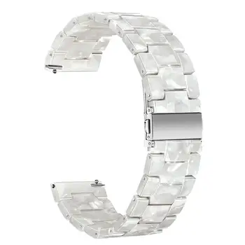 Trumirr Rășină Watchband pentru Samsung Galaxy Watch activ / Activ 2 40mm 44mm Oțel Cataramă Trupa de Eliberare Rapidă Curea Active2 Centura