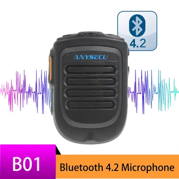 Microfon Bluetooth B01 Microfon fără Fir pentru 3G 4G Newwork IP Radio Cu REALPTT ZELLO App pe Telefonul Mobil Android