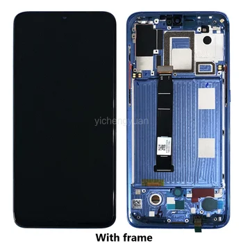 Calitatea AAA+ Originala AMOLED LCD Pentru Xiaomi Mi 9 Ecran LCD Touch Ecran Digitizor de Asamblare cu Cadru Pentru Mi9 M1902F1G Afi