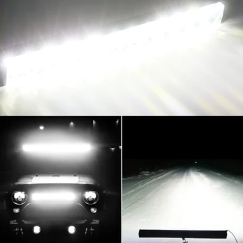NLpearl Bar Lumina/Lumina de Lucru 7-38inch Singur Rând CREE LED Bar off-Road pentru Camion cu Barca UAZ ATV 4x4 SUV 5D LED-uri lampa de Lucru 12V 24V