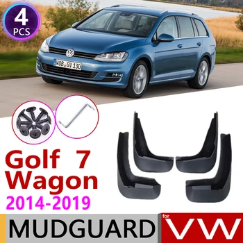 Mudflap pentru VW Golf 7 MK7 Imobiliare Varianta wagon~2019 AU Apărătoare de Noroi Garda Splash Flapsuri Noroi, Accesorii 2016 2017