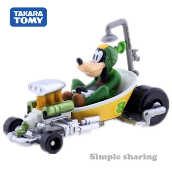 Takara Tomy TOMICA MRR 03 Disney Mickey Mouse Si Roadster Racer Goofy Mașină de turnat sub presiune Model în Miniatură Kit de Magie Amuzant Jucărie pentru Copii