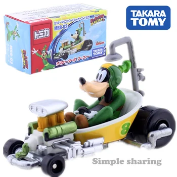 Takara Tomy TOMICA MRR 03 Disney Mickey Mouse Si Roadster Racer Goofy Mașină de turnat sub presiune Model în Miniatură Kit de Magie Amuzant Jucărie pentru Copii