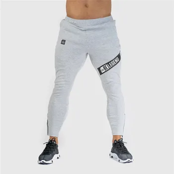 Pantaloni negri de moda pentru bărbați streetwear jogger fitness culturism pantaloni casual pantaloni sport pantaloni brand de îmbrăcăminte pentru bărbați