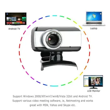 HD 480P USB On-line Webcam Camera Cu Microfon Web Cam Pentru Calculator PC, Laptop, Desktop Gratuit Unitate Calculator de birou Camera en-Gros