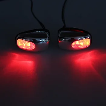 2 buc Lampă cu Lumină LED, Accesorii Auto Stergator Spalator Parbriz cu Jet de Apa Duza de Pulverizare Duza Ștergător / Spălător Auto Lumina Pentru Audi