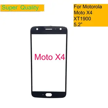 10buc/lot Pentru Motorola Moto X4 XT1900 Ecran Tactil Frontal Exterior Panou de Sticlă Lentile Pentru Moto X4 LCD Frontal Înlocuire