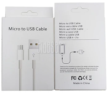 100buc Gol Pachetul de vânzare cu Amănuntul Cutie de Ambalaj de Tip C, Micro USB Cablu de Încărcare Rapidă Type C la USB-C / 8pini Linie de Date Incarcator Cablu