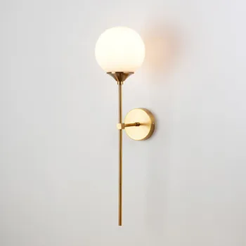 Nordic sticlă dormitor noptieră lampa de perete creative cald fundal lampă de perete magic bean camera de zi de decorare perete seconce lumina