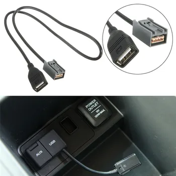 Noi, de Înaltă Calitate Aux Cablu USB 2.0 Adaptor de sex Feminin Portabil Puternic 63CM Port Pentru Honda Civic Jazz, Cr-V, Accord Stereo Mp3#270012