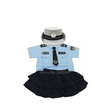 Costume Cosplay Adolescent Copii Băieți Fete Uniformă De Poliție De Trafic De Polițiști Polițist, Ofițer De Copii Costum Halloween, Cadou De Crăciun